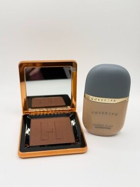 Haus Labs Velvet Bronzer & Cover FX Power Play Foundation Bundle